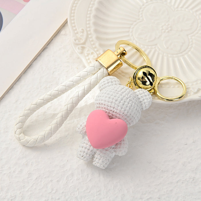 Wholesale Resin keychain cartoon doll keychain pendant backpack pendant