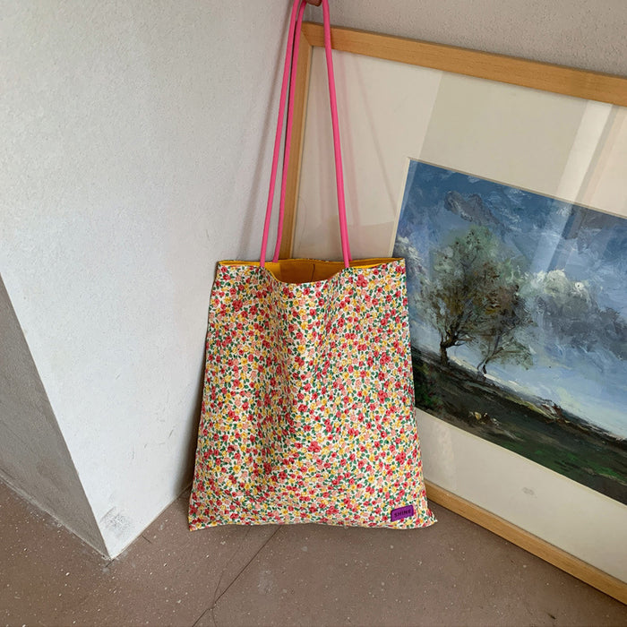 Wholesale Floral Shoulder Bag Printed Premium Versatile Bag Fashion Canvas Bag Canvas Bag