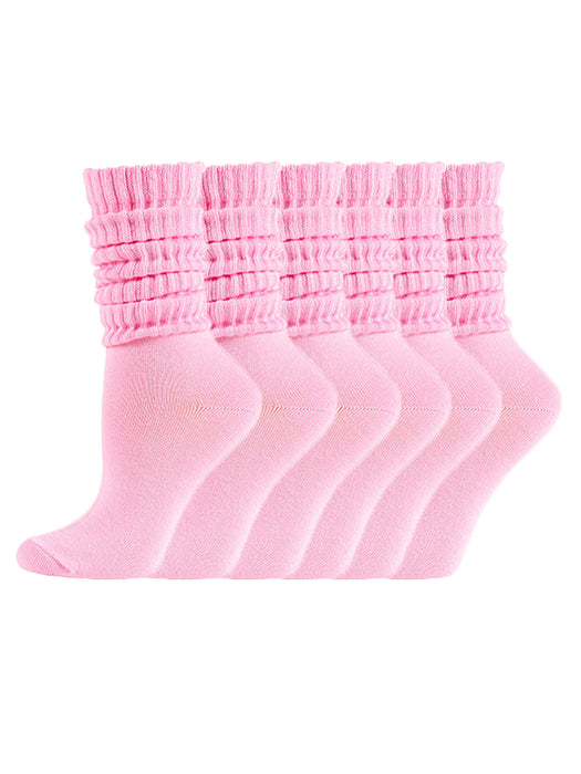Wholesale American style long tube socks for women spring and autumn solid color autumn and winter thick warm calf socks