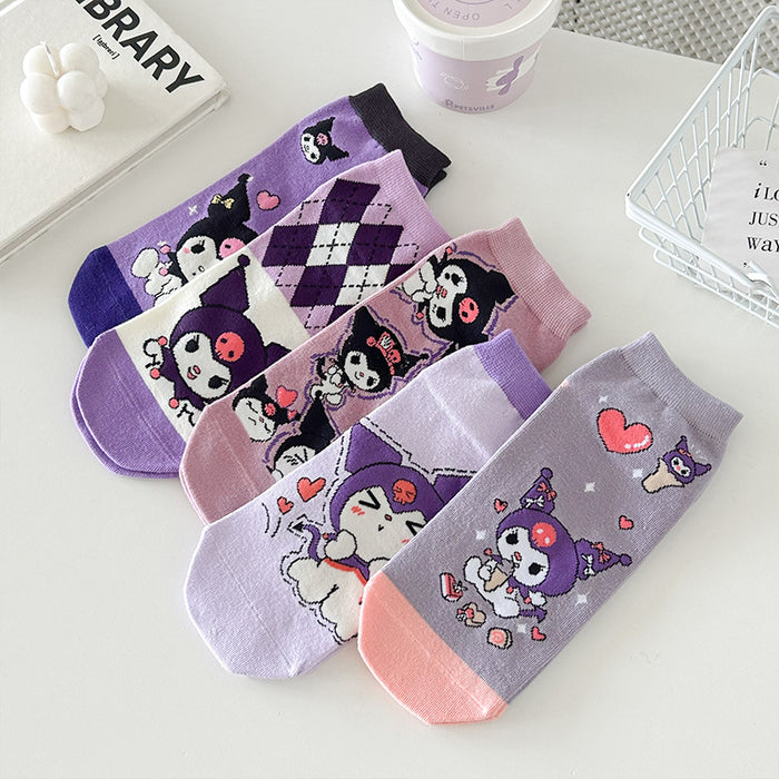 Wholesale Cotton Cartoon Short Socks JDC-SK-Lanh006