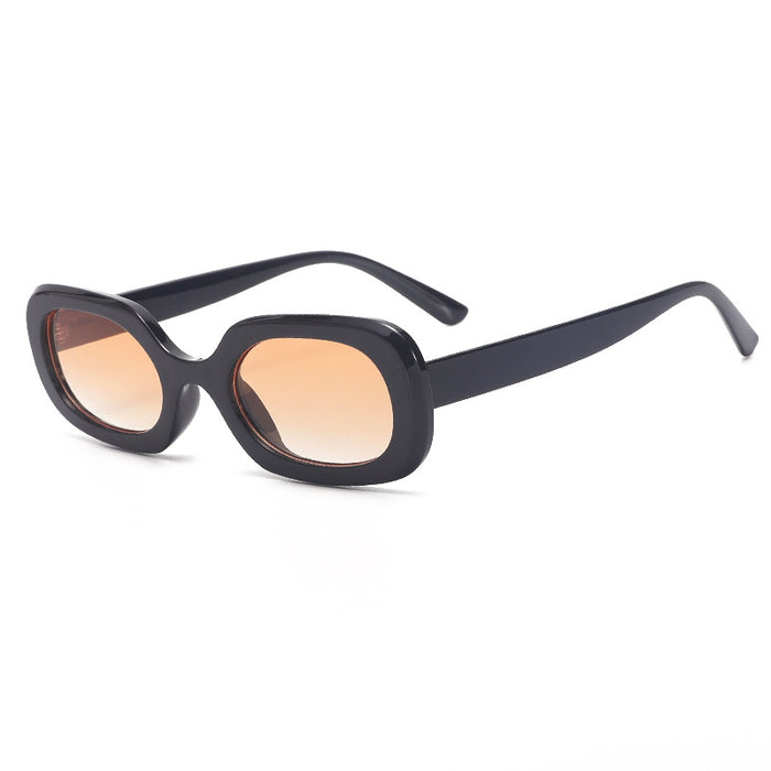 Wholesale Oval Retro Mosaic Small Frame Jelly Color PC Sunglasses JDC-SG-ZS003