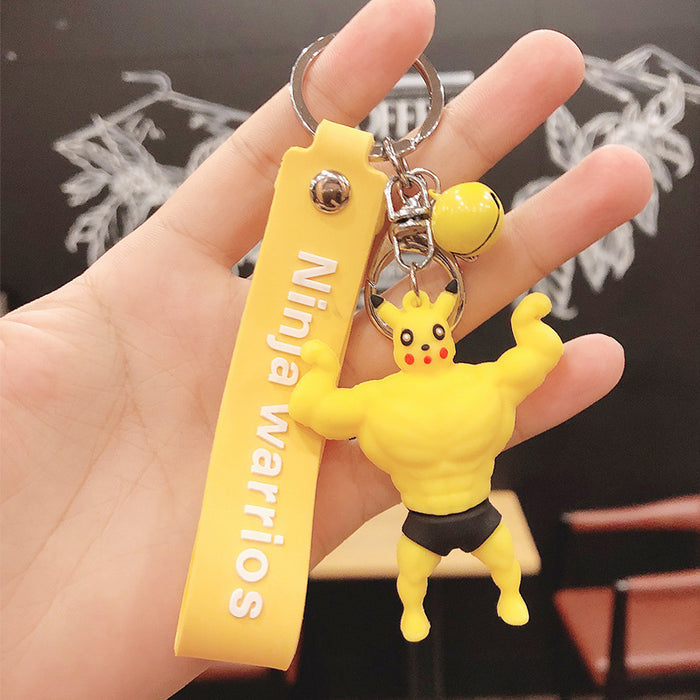 Wholesale Cartoon Silicone Doll Keychain JDC-KC-HaoXi027