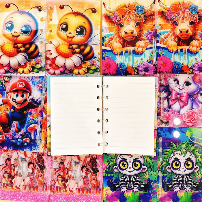 Wholesale Acrylic Notebook Loose-leaf A7A5 JDC-NK-MH006