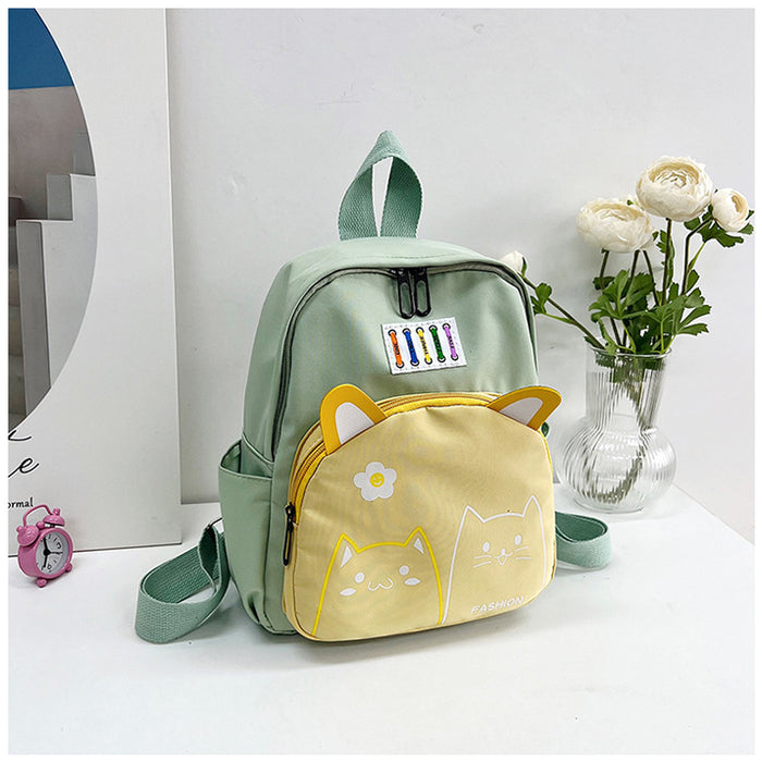 Wholesale Oxford Cloth New Texture Simple Children's Backpack JDC-BP-YuanDuo043