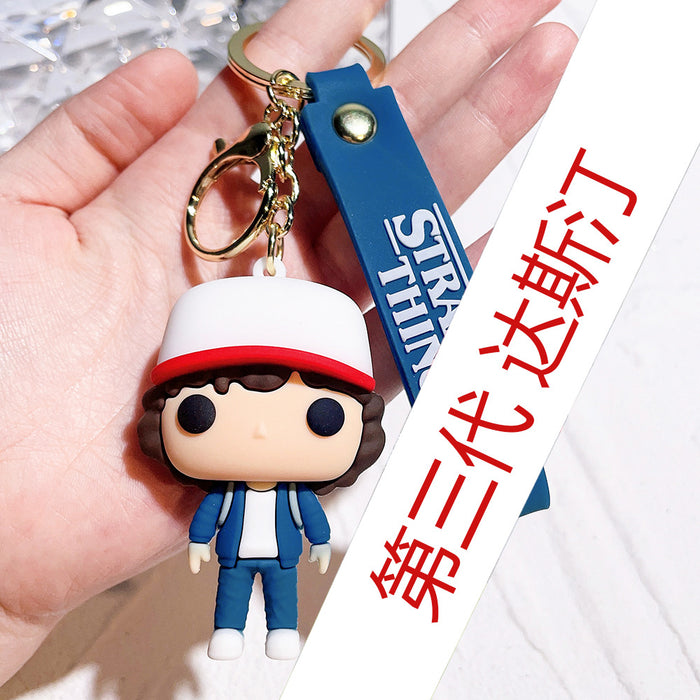 Wholesale Cartoon Silicone Doll Keychain JDC-KC-QiChao041