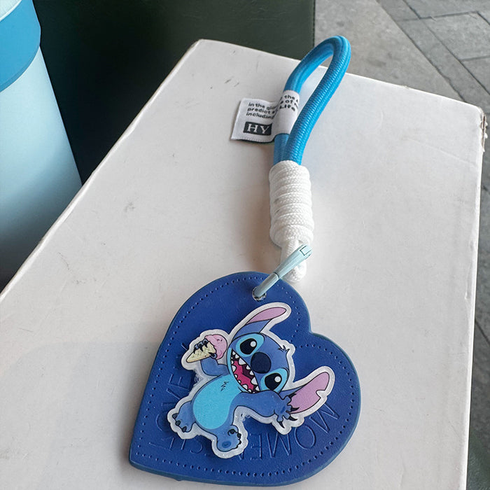 Wholesale Cartoon Cute Love Element Bag Pendant Woven Keychain Pendant High-end Hanging