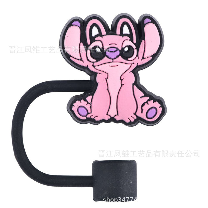 Wholesale 20pcs Food grade stainless steel glass drinking tube cover dust plug cover