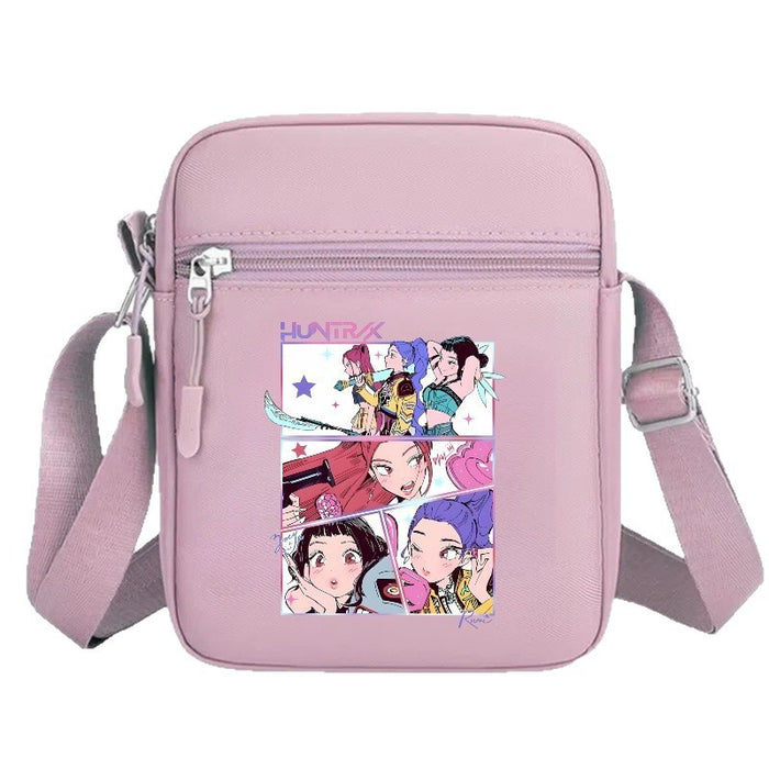 Wholesale Cute Cartoon Print Colorful Small Square Shoulder Bag