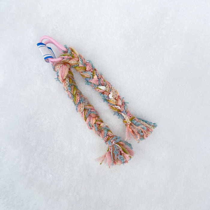 Wholesale Doll Baby Clothes Accessories Vinyl Doll Hair Accessories Multi-Color Wool Braids