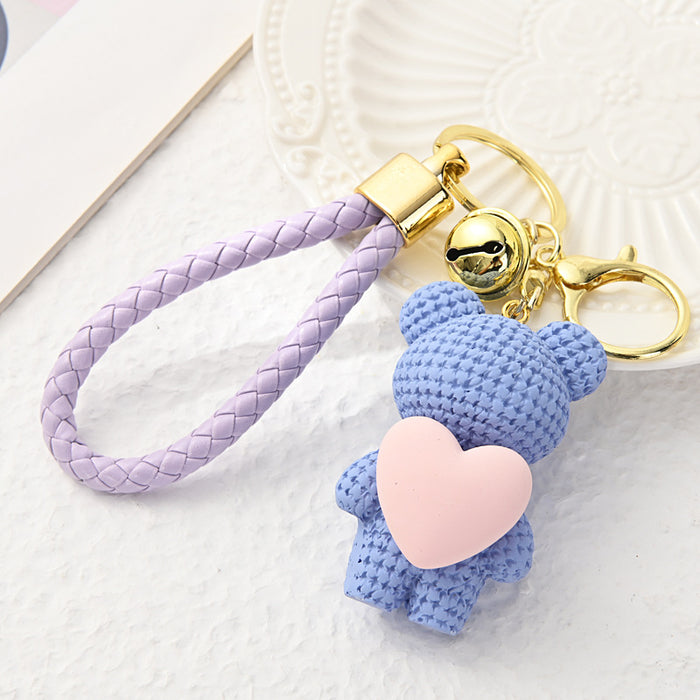 Wholesale Resin keychain cartoon doll keychain pendant backpack pendant