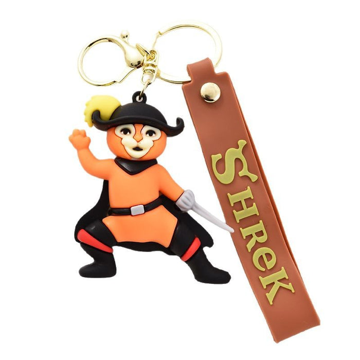 Wholesale New keychain cartoon bag pendant PVC keychain exquisite