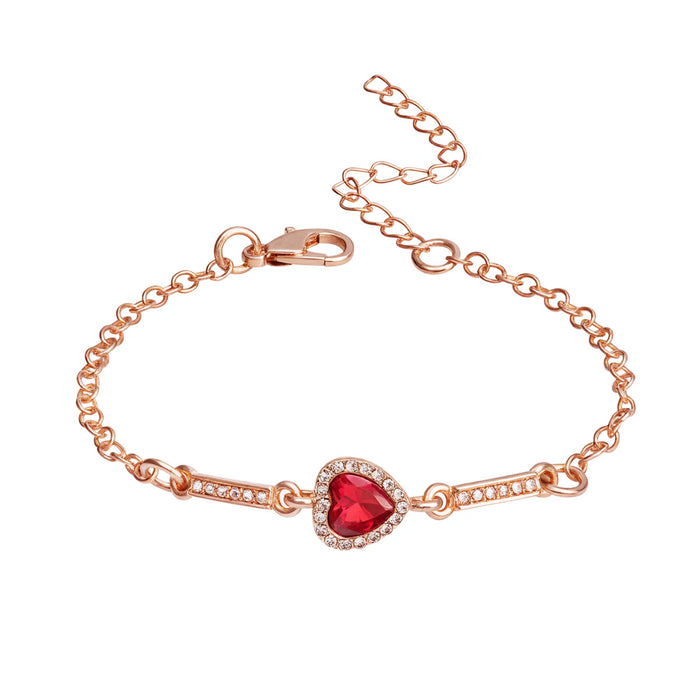 Wholesale Heart-shaped Women's Bracelet Diamond Jewelry Women's Jewelry Bracelet Gift