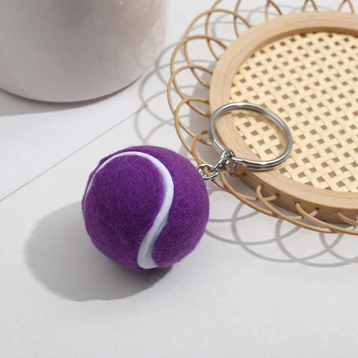 Wholesale color tennis key chain pendant mobile phone case bag pendant