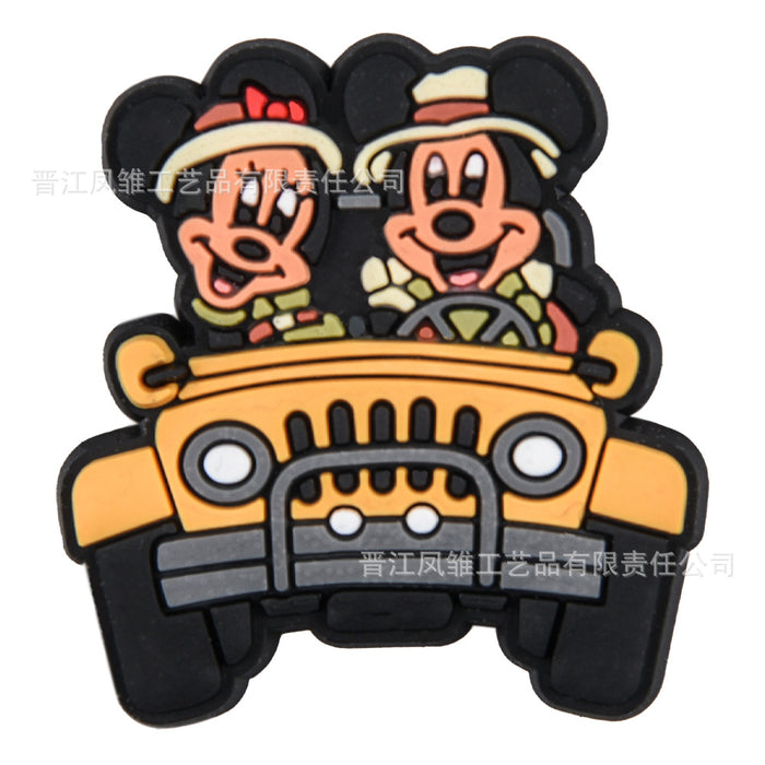 Wholesale 50pcs  Shoes Charms shoe buckle cartoon character decoration accessories