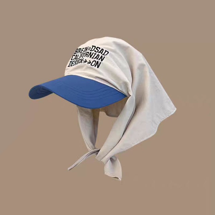 Wholesale New quick drying headscarf for sun protection, duck tongue hat for outdoor neck protection, niche camping hat