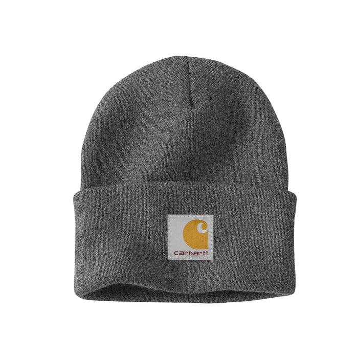 Wholesale Solid color knitted beanie hat with folded brim winter hat