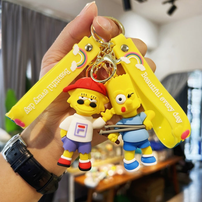 Wholesale PVC Cartoon Doll Keychain JDC-KC-WuYi129