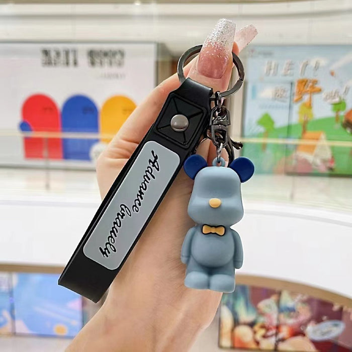 Wholesale bear key chain pendant cute bear doll exquisite bag hanging accessories gift