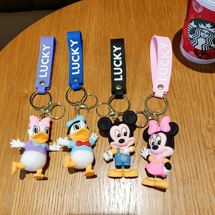 Wholesale Silicone Cartoon Doll Keychain JDC-KC-MingT227