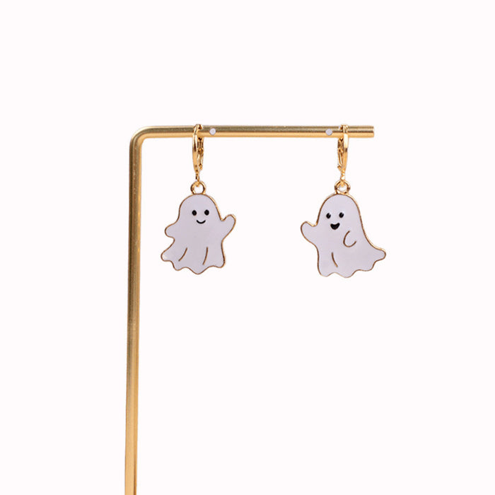 Wholesale  Earrings Collection Cute Cartoon Fun Ghost Pumpkin Skull Earrings