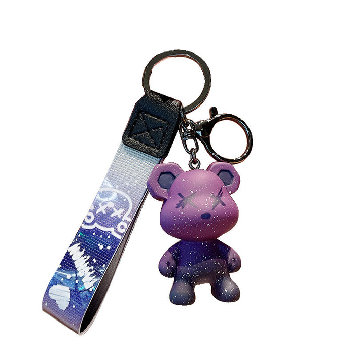 Wholesale Cartoon Bear Resin Doll Keychain JDC-KC-MingT047