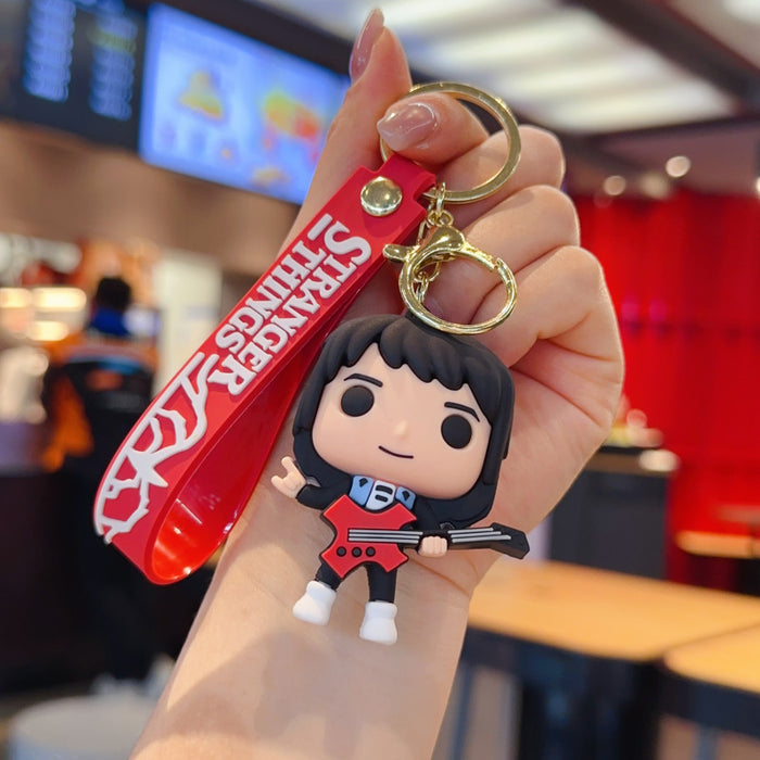 Wholesale PVC Keychain Cartoon Doll Bag Charm Car Key Accessory Gift