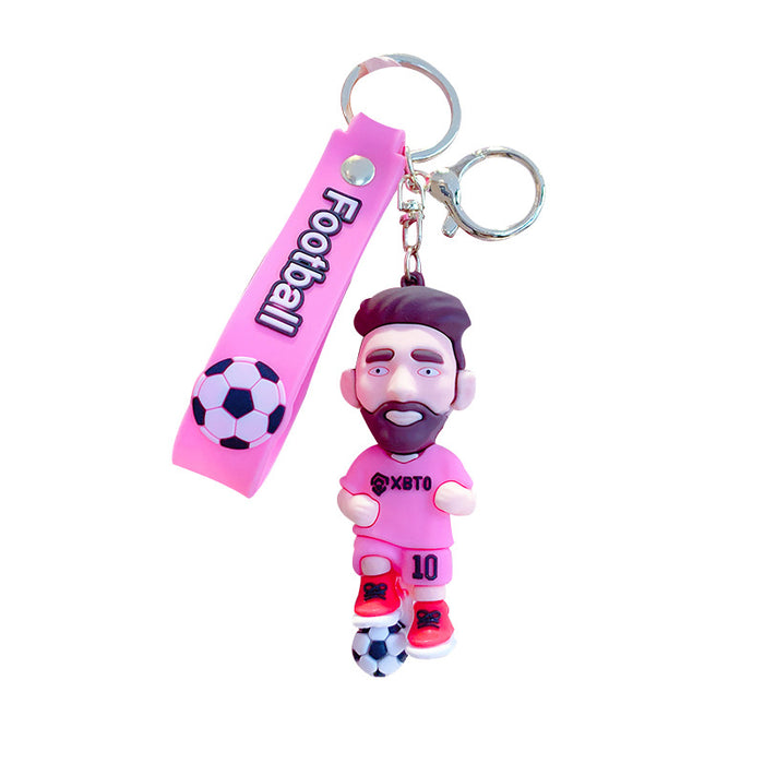 Wholesale Cartoon Doll  PVC Keychain JDC-KC-LiuFan008