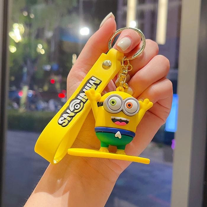 Wholesale Cartoon Keychain Couple School Bag Pendant Children' s Small Gift Car Keychain School Bag Pendant