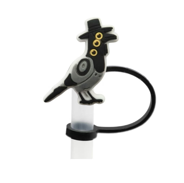 Wholesale 10pcs Kpop Cute Cartoon Silicone Straw Cap Cup Accessories