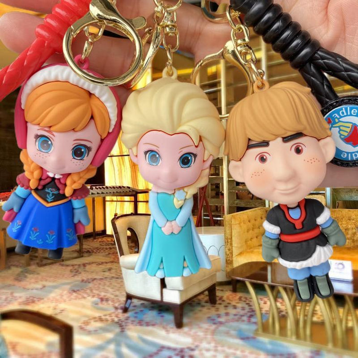 Wholesale Silicone Cartoon Doll Keychain JDC-KC-MingT098