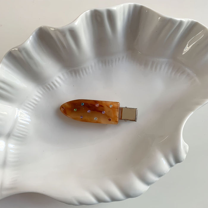 Wholesale Colored Diamond Seamless Hairpin Women's Sweet Bangs Clip Exquisite Side Clip