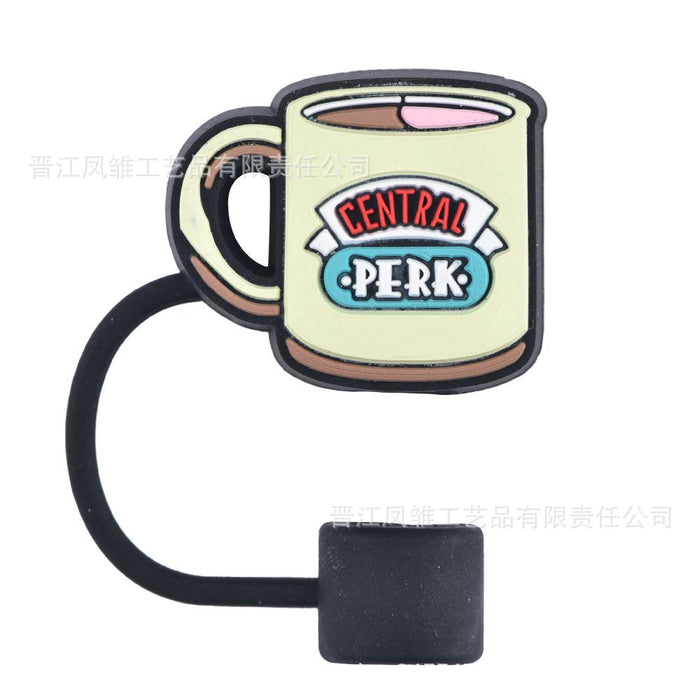 Wholesale 20pcs Food grade stainless steel glass drinking tube cover dust plug cover