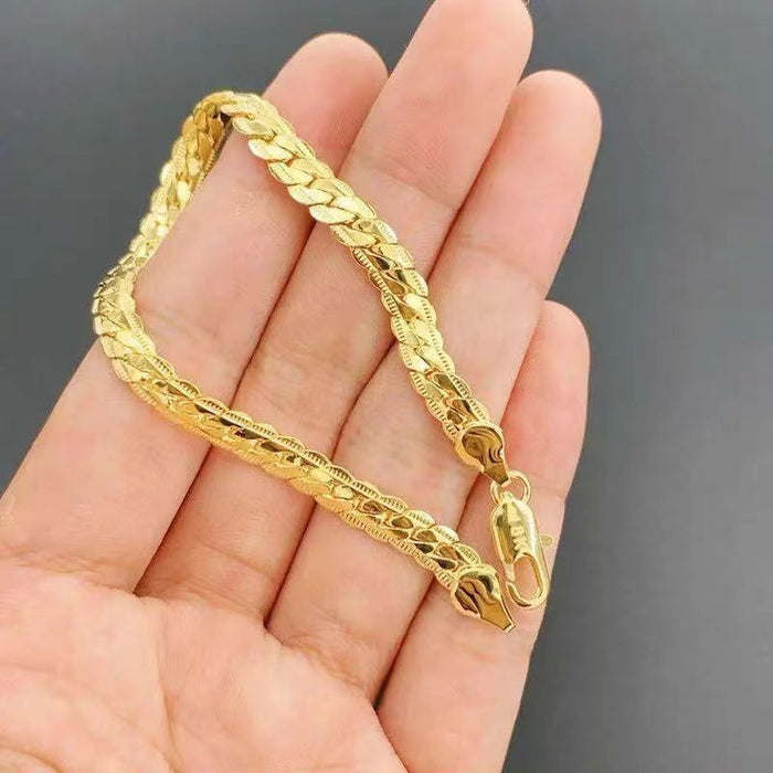 Wholesale gold plated side bracelet