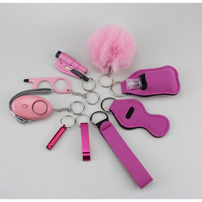 Wholesale Diving Cloth Multifunctional Keychain 10-piece Set JDC-KC-TouMS067