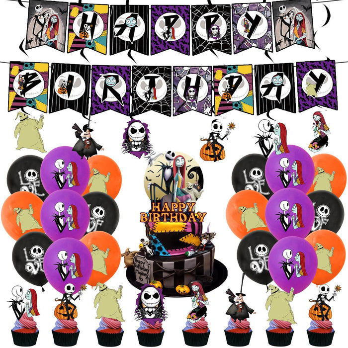 Wholesale  Horror Night theme party supplies cartoon dinner plates disposable tablecloths  party supplies