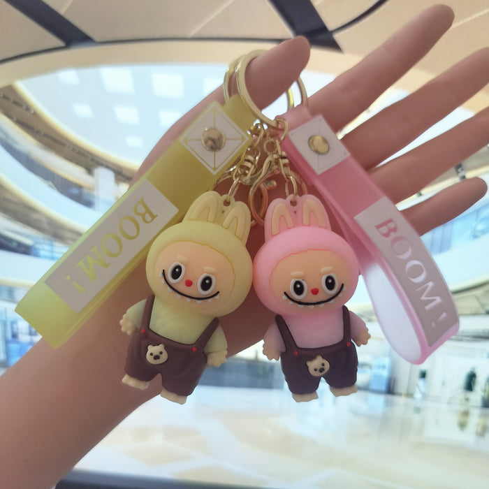 Wholesale Cartoon keychain pendant, couple's bag decoration, exquisite car keychain, cute small gift wholesale