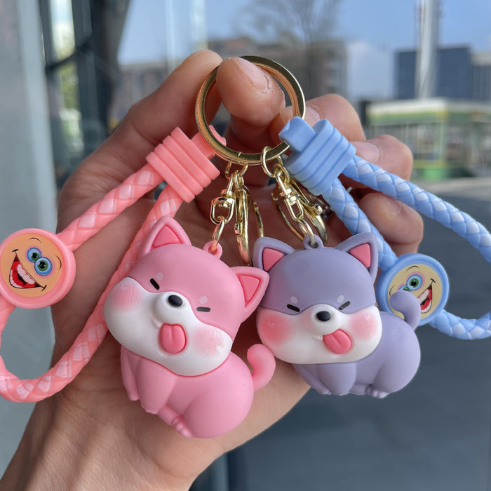 Wholesale Cartoon keychain, cute cartoon doll, car keychain, couple's bag, pendant, small gift wholesale