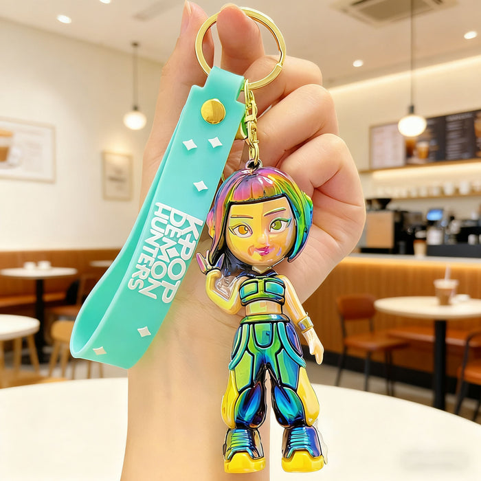 Wholesale Cartoon Silicone PVC Keychain Bag Charm Gift for Party MOQ≥2