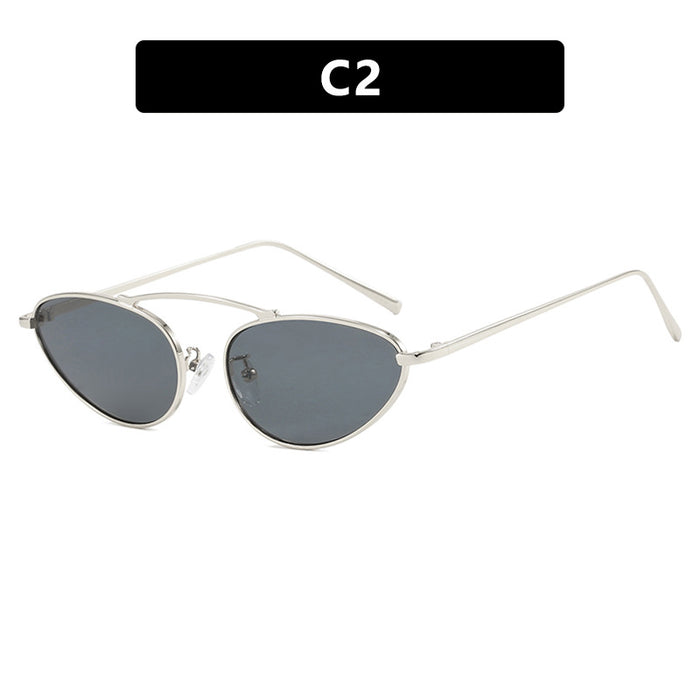 Wholesale Single Beam Metal PC Women's Sunglasses JDC-SG-PLS126
