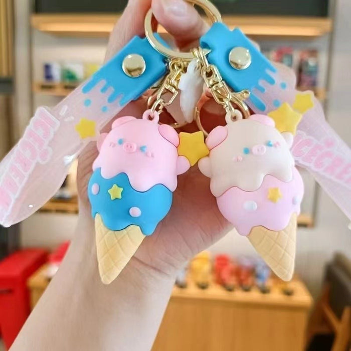 Wholesale Doll couple keychain accessories backpack pendant keychain car pendant