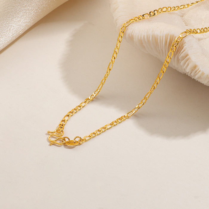 Wholesale M-clasp snake bone chain necklace/ choker,  versatile clavicle titanium steel chain