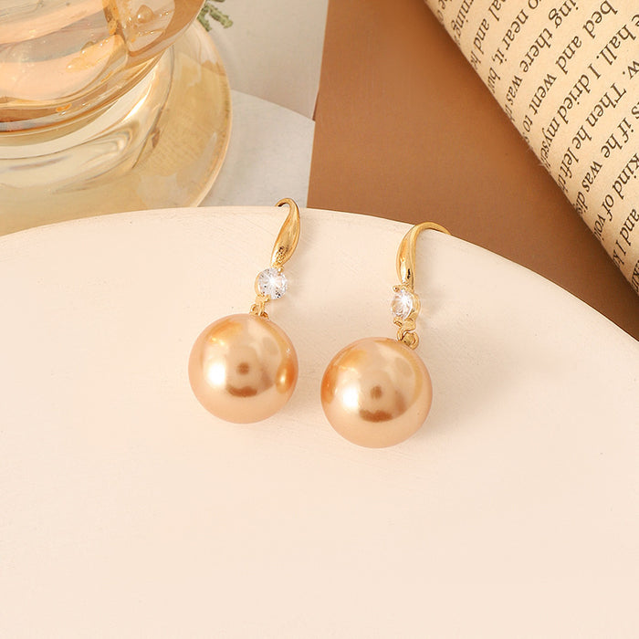 Wholesale Earrings, pearl earrings, high-end, light luxury design, new earrings, retro earrings, niche, high-end, simple