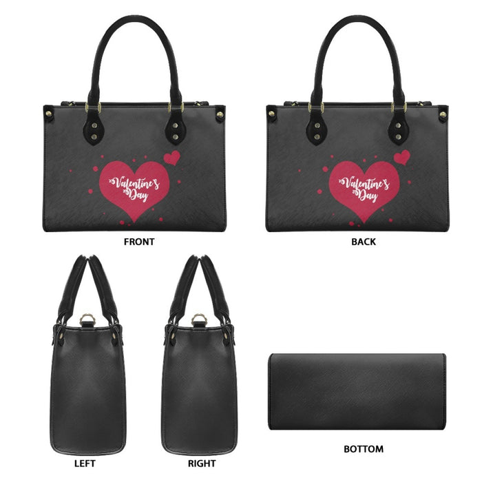 Wholesale Valentine's Day Gift Printed Hand Bag Black Bottom Crossbody Bag Love Handbag Shoulder Bag