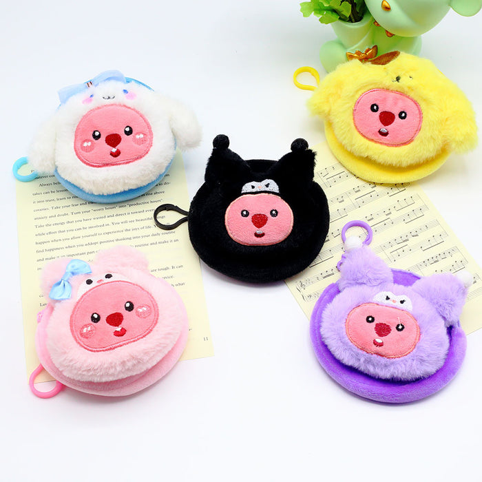 Wholesale Cartoon Plush Mini Coin Purse