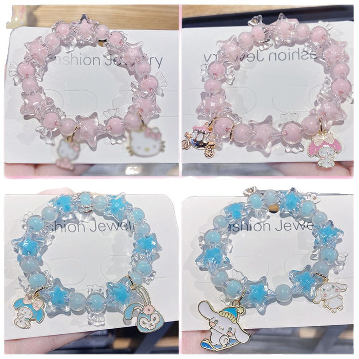 Wholesale Cute cartoon beaded bracelet for kids