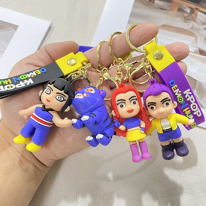 Wholesale KPOP anime-themed personalized character keychains