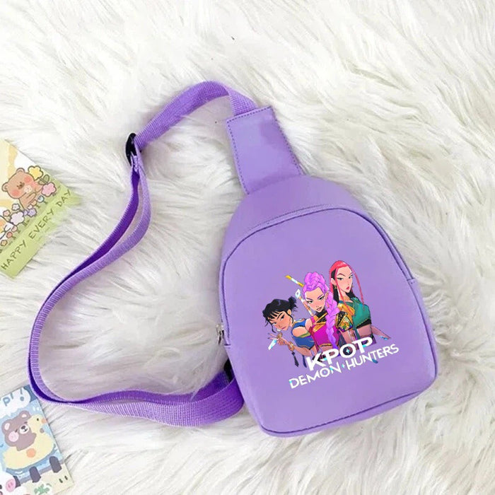 Wholesale Cute candy-colored PU leather shoulder bag suitable for both boys and girls