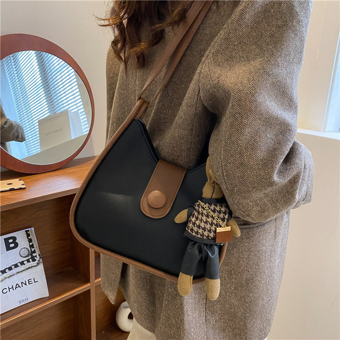 Wholesale Casual minimalist crossbody bag, retro single shoulder bag