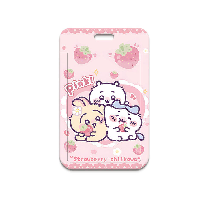 Wholesale Cute Cartoon Card Holder Lanyard Keychain