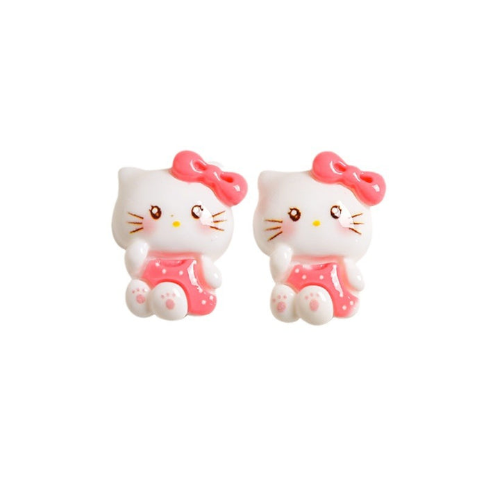 Wholesale Pink Bow Cartoon Cream Glue Mobile Phone Case Material Handmade Jewelry Resin Accessories